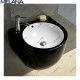 800-500 FBW Раковина для ванной подвесная (черная)  MELANA